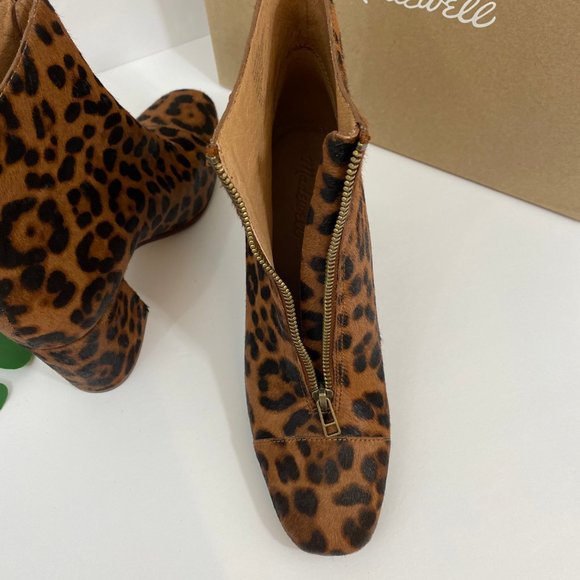 Madewell The Amalia Leopard Print Ankle Booties - Picture 7 of 10